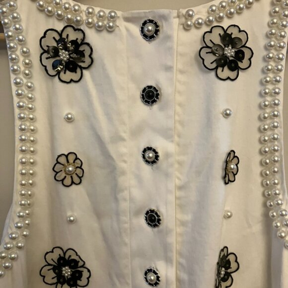 Embellished Anthropologie Plus Size Dress - Picture 6 of 11